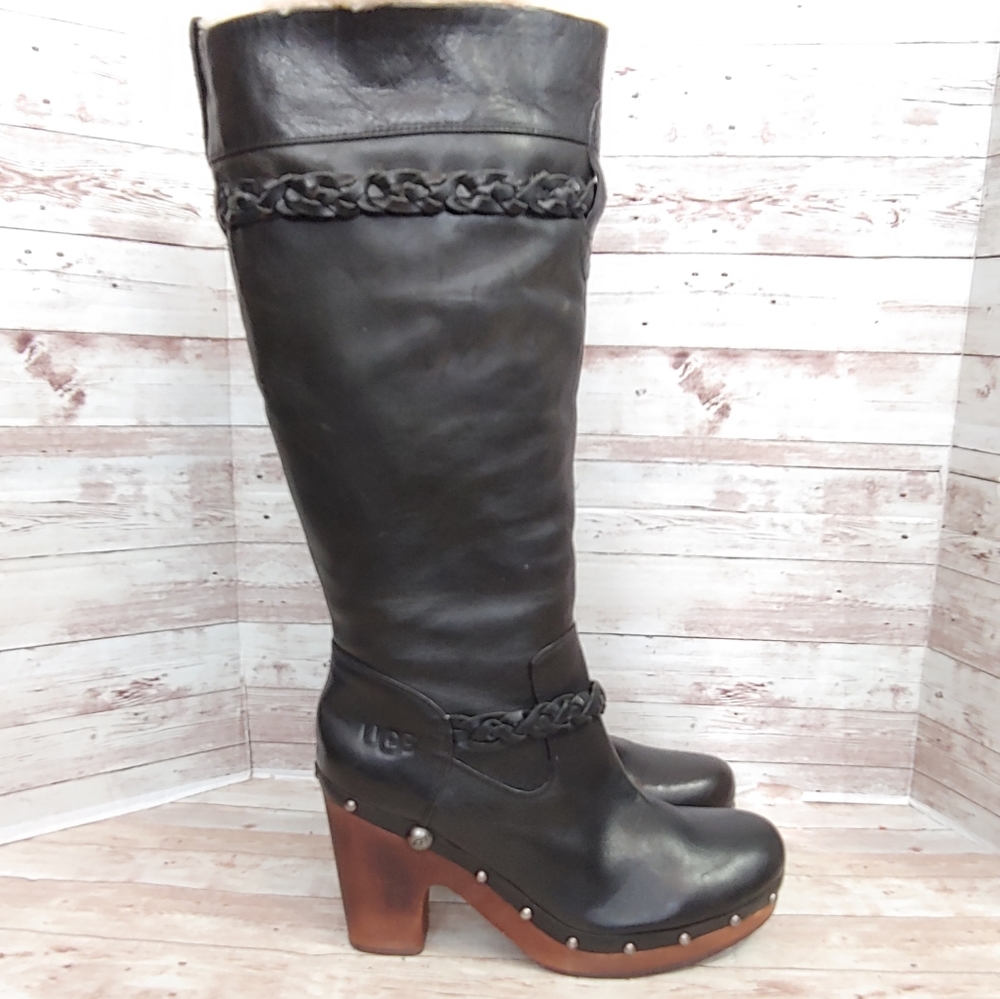 UGG Savannah studded sheehskin lined boots